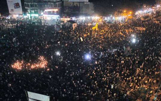 Shahbagh Square, Day 2. Image: BdNews24.com